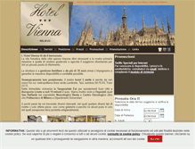 Tablet Screenshot of hotelviennamilano.com